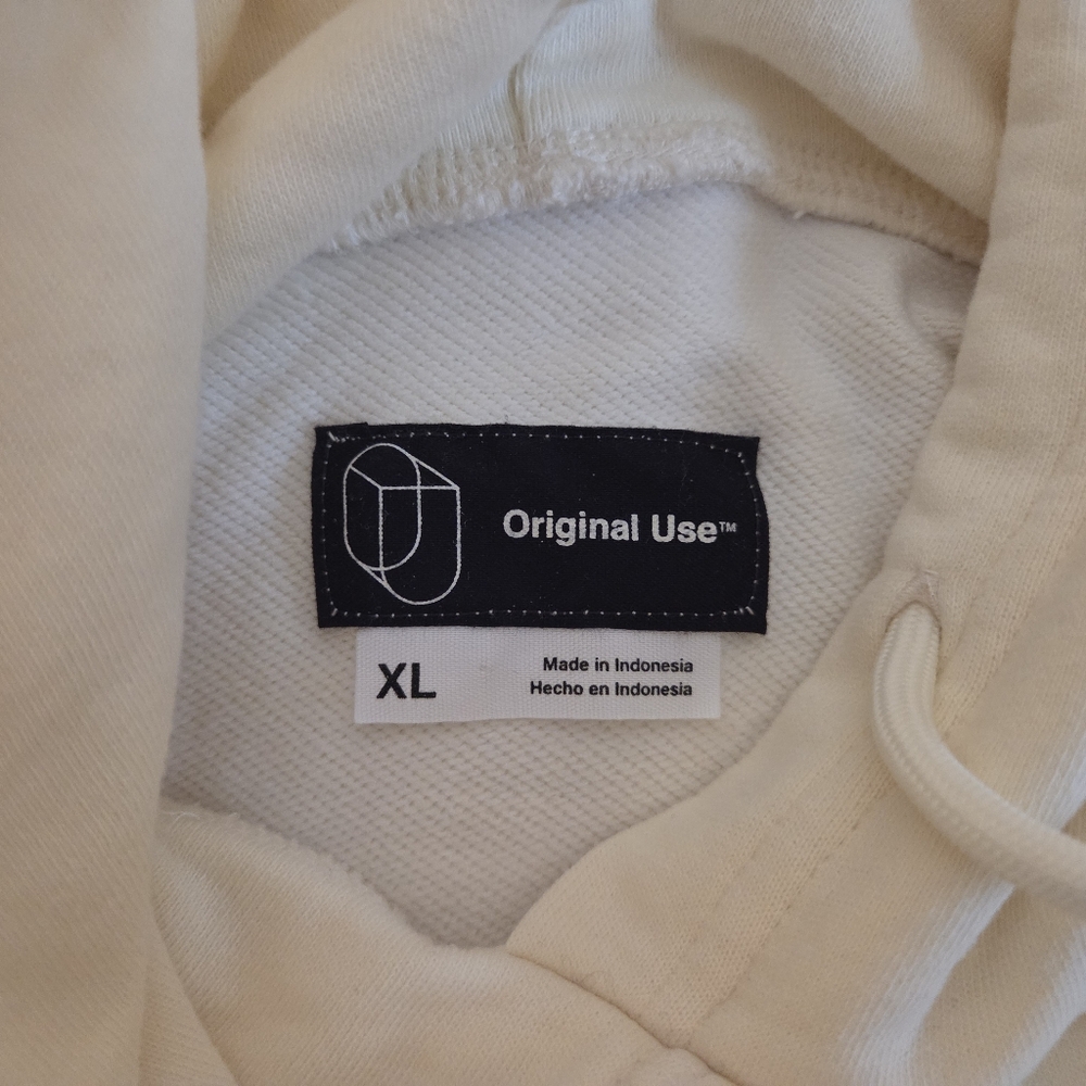 Original Use Light Yellow Hoodie